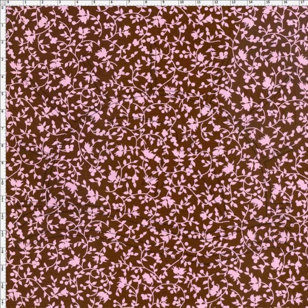 Encontraproduto.com.br - Kit de Tecido Marrom & Rosa (30x70) 6 Estampas