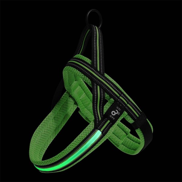 Encontraproduto.com.br - Peitoral LED 3 Funções Verde Tam. P Mimo - PP330X [Reembalado]