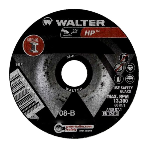 Disco de Desbaste HP para Aço e Inox 4.1/2