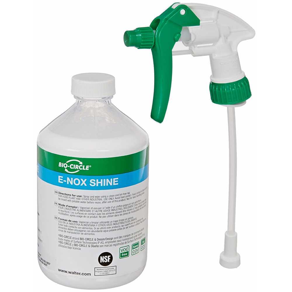 Encontraproduto.com.br - Removedor Protetor E-Inox 500ML Biodegradável com Borrifador- Walter