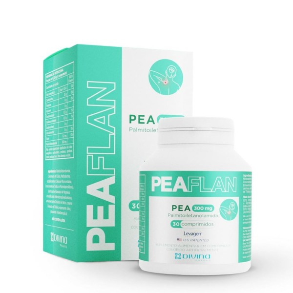 Suplemento Alimentar Divina Peaflan Pea 300mg 30 Comprimidos