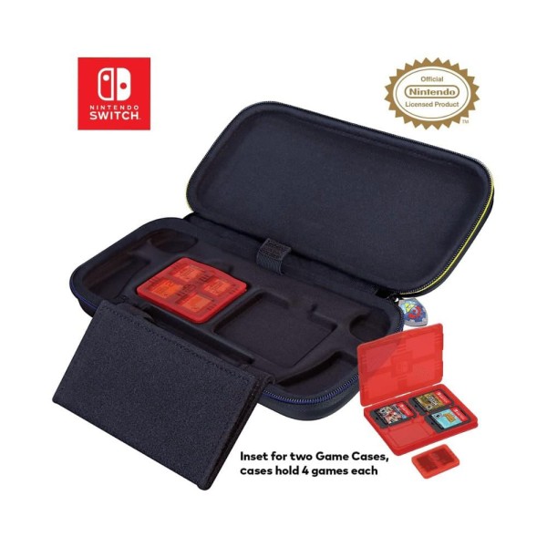 Encontraproduto.com.br - Deluxe Travel Case The Legend of Zelda Link Switch / Lite/ OLED