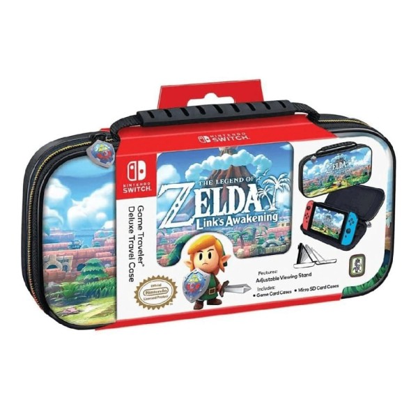 Encontraproduto.com.br - Deluxe Travel Case The Legend of Zelda Link Switch / Lite/ OLED