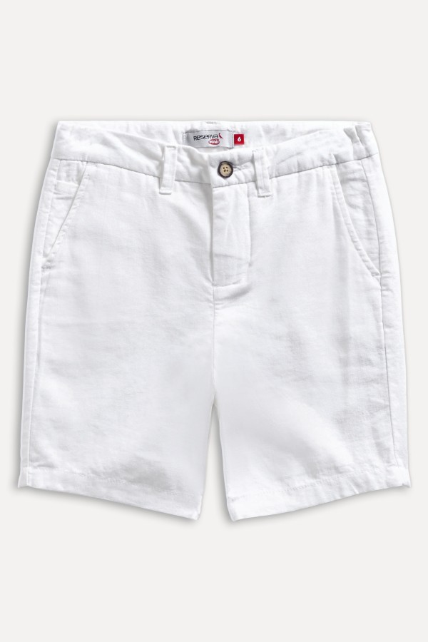 Encontraproduto.com.br - Bermuda Casual Mini Linho