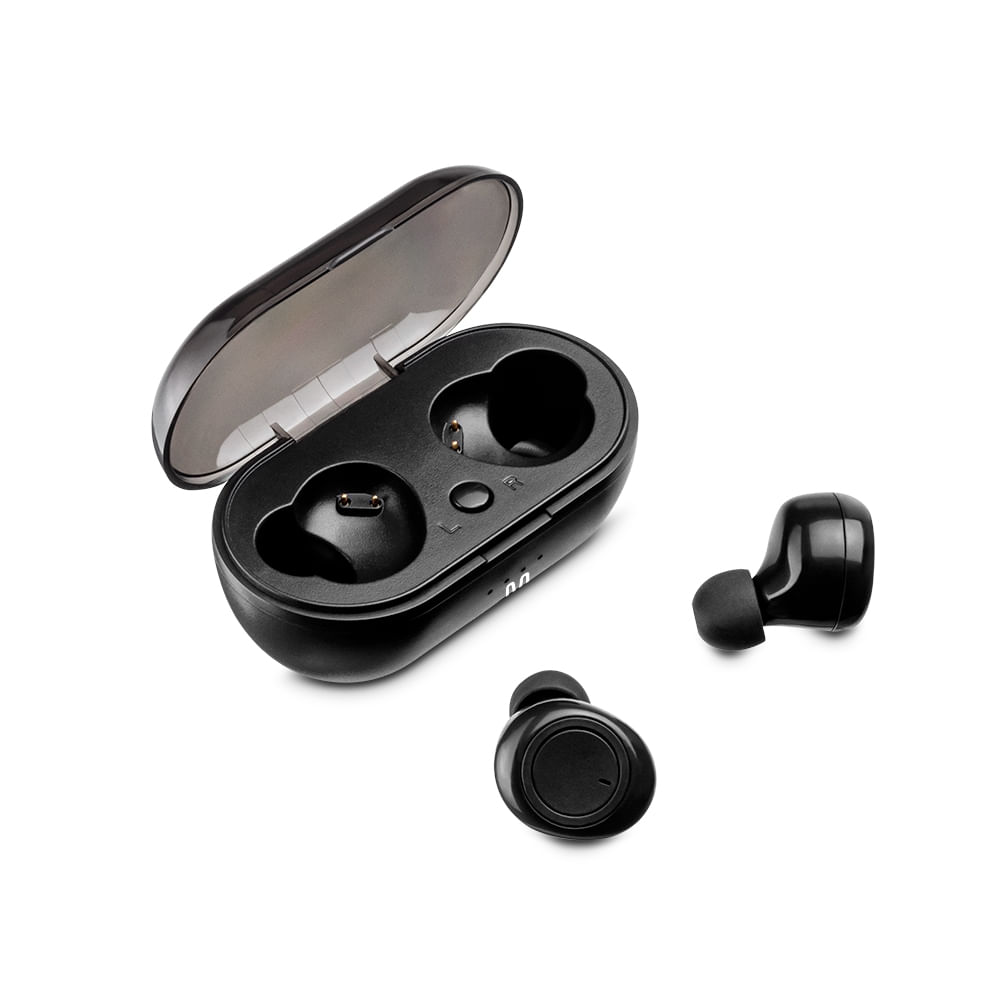 Encontraproduto.com.br - Fone de Ouvido Bluetooth Tws Dots Preto Multi - PH300OUT [Reembalado]