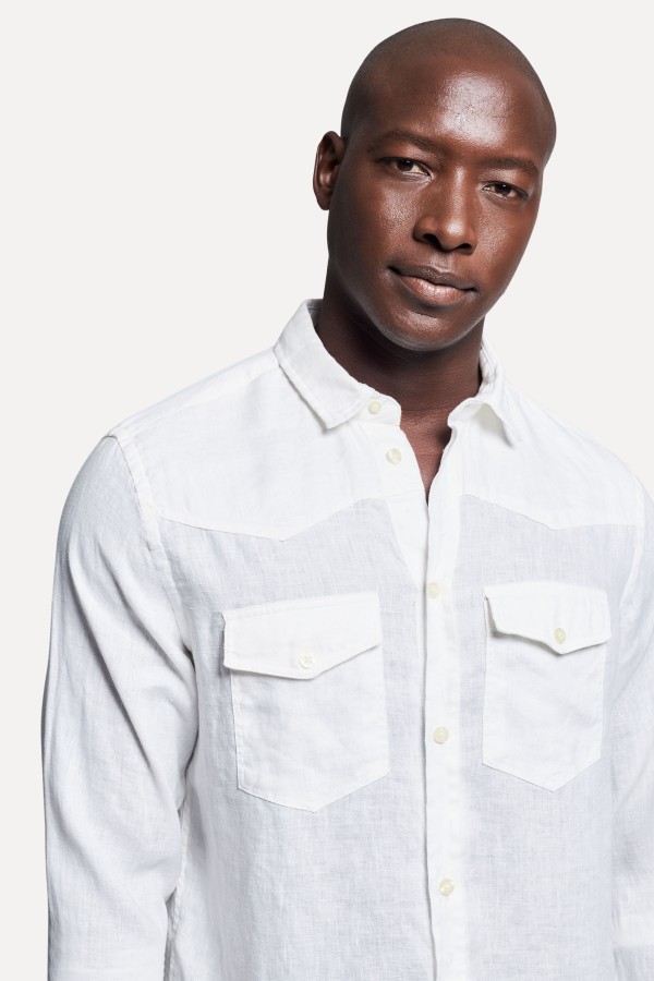 Encontraproduto.com.br - Camisa Western Linho