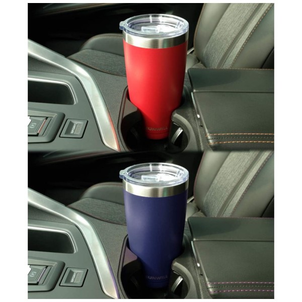 Encontraproduto.com.br - Copo Térmico 600 mL para Cerveja, Café com Isolamento a Vácuo, SUNWILL, Azul