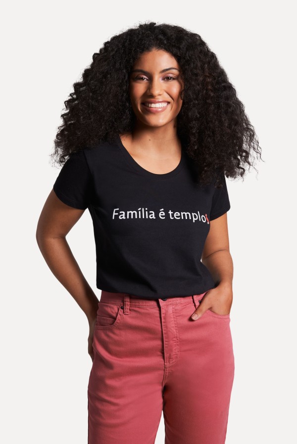 Camiseta Adulto Familia E Templo