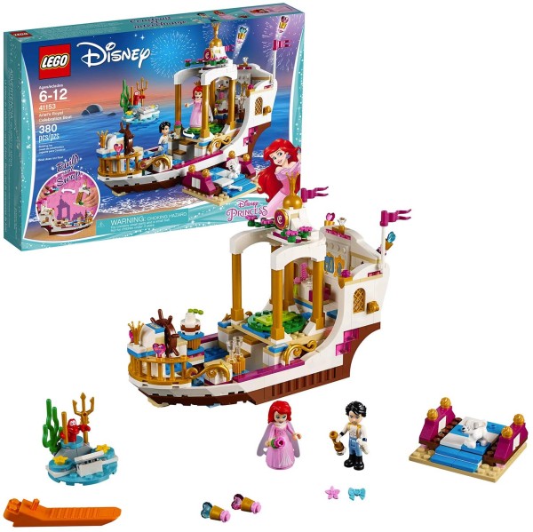 Encontraproduto.com.br - Blocos de Montar - Barco de Celebracao Real da Ariel - Lego Disney