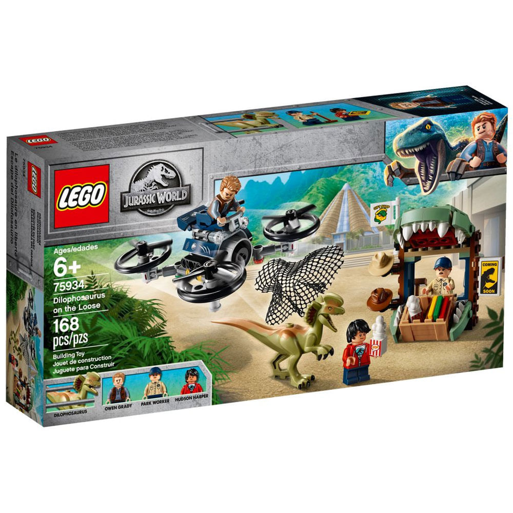 LEGO Jurassic World - Dilophosauro a Solta - 75934