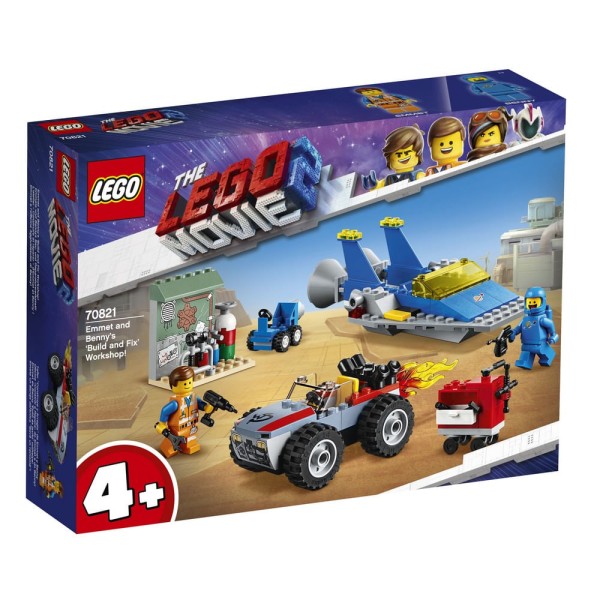 Encontraproduto.com.br - Blocos de Montar - Lego Movie 2 - Oficina Constroi e Conserta de Emmet e Benny