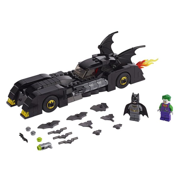 Blocos de Montar - Lego Super Heroes DC Comics - Batmovel: Perseguicao ao Coringa M BRINQ