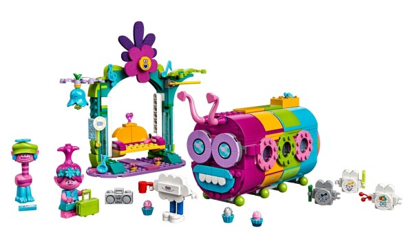 Encontraproduto.com.br - Lego Disney Trolls - Ônibus-Lagarta Arco-Íris 41256