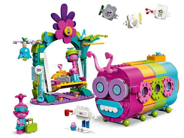 Encontraproduto.com.br - Lego Disney Trolls - Ônibus-Lagarta Arco-Íris 41256