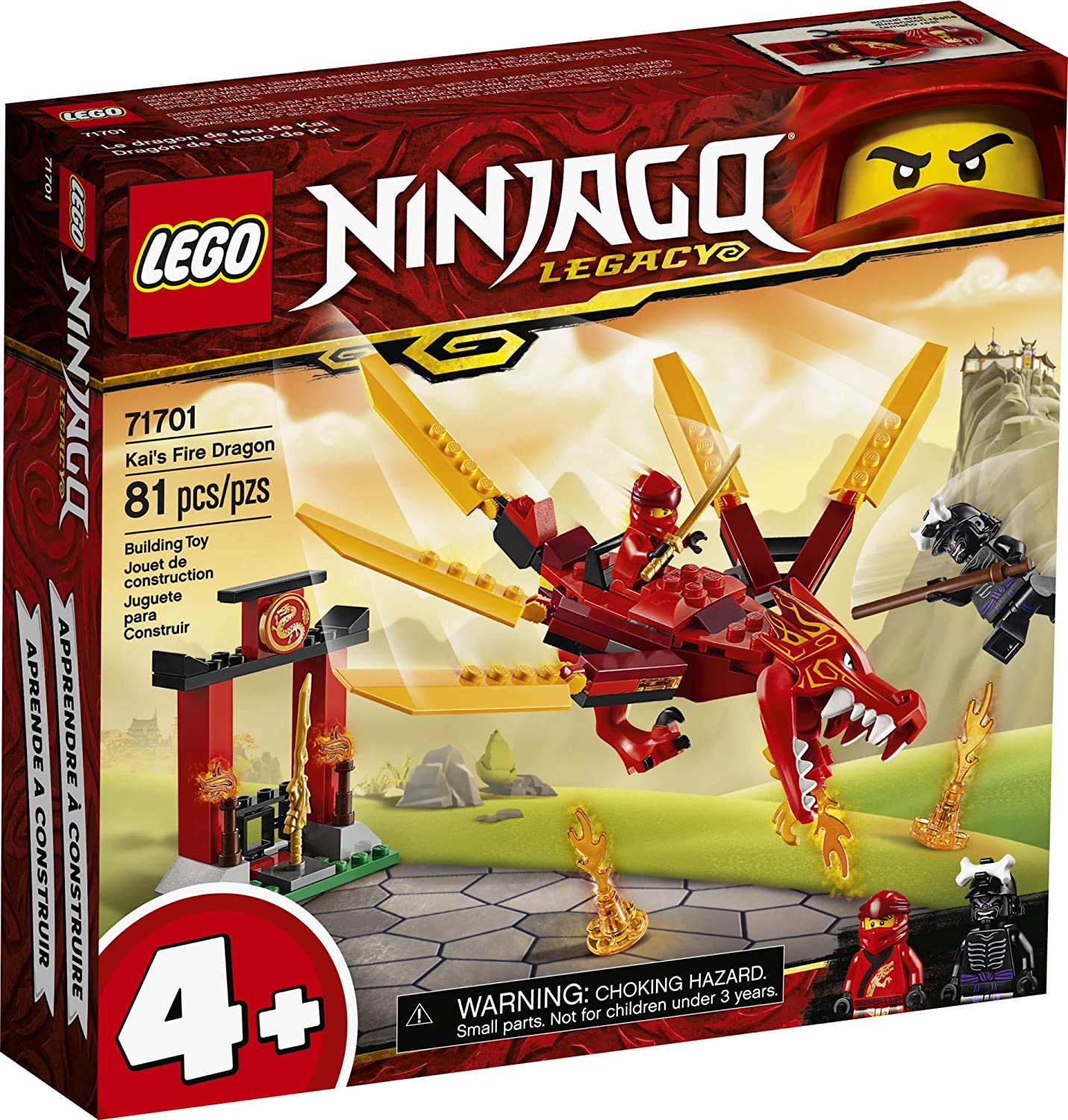 Encontraproduto.com.br - LEGO Ninjago Dragão do Fogo do Kai - LEGO