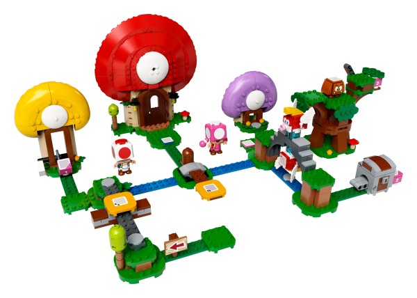 Blocos de Montar Super Mario - Pacote de Expansao - Caca ao Tesouro de Toad LEGO DO BRASIL