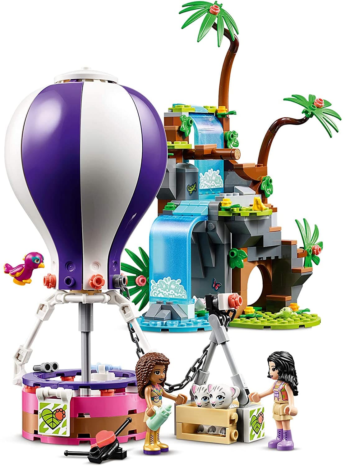 Encontraproduto.com.br - LEGO Friends - Resgate do Tigre na Selva com Balão - LEGO