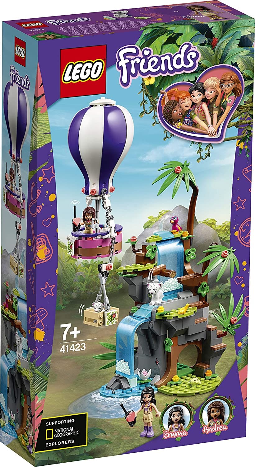 Encontraproduto.com.br - LEGO Friends - Resgate do Tigre na Selva com Balão - LEGO