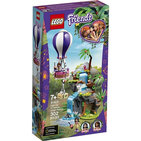 Encontraproduto.com.br - LEGO Friends - Resgate do Tigre na Selva com Balão - LEGO