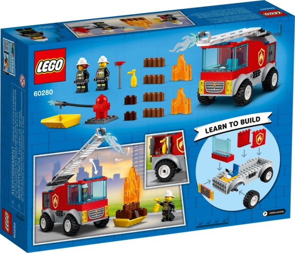 Encontraproduto.com.br - LEGO City - 60280 - Caminhão dos Bombeiros com Escada