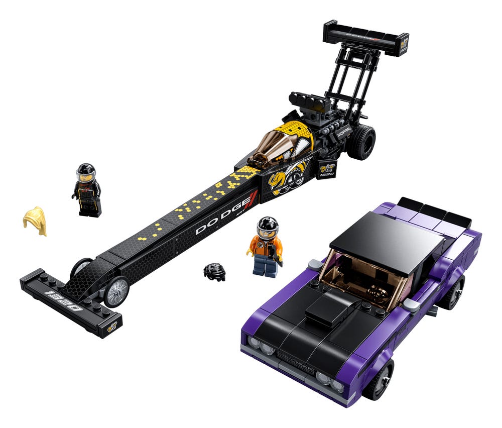Encontraproduto.com.br - Lego 76904 - Mopar Dodge/srt Top Fuel Dragster E 1970 Dodge Quantidade De Peças 0