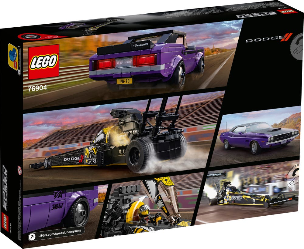 Encontraproduto.com.br - Lego 76904 - Mopar Dodge/srt Top Fuel Dragster E 1970 Dodge Quantidade De Peças 0