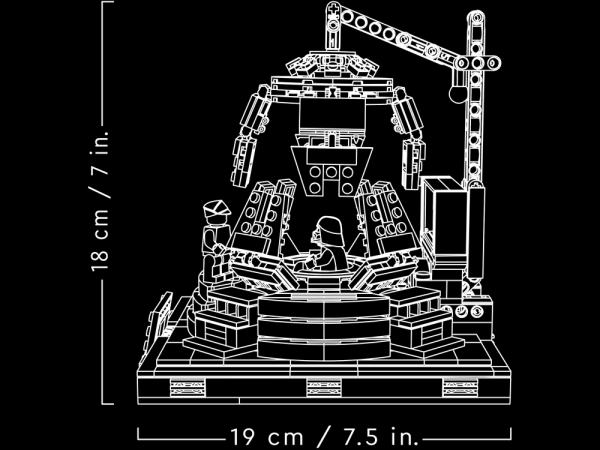 Encontraproduto.com.br - Blocos de Montar - Lego Star Wars - Camara de Meditacao de Darth Vader LEGO DO BRASIL