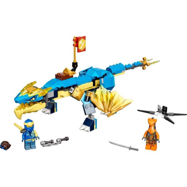 Encontraproduto.com.br - Blocos de montar - LEGO Ninjago - Dragao Trovao EVO do Jay LEGO DO BRASIL