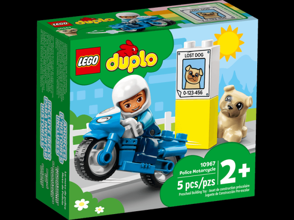 Blocos de Montar - Duplo - Motocicleta da Policia - 10967 M BRINQ
