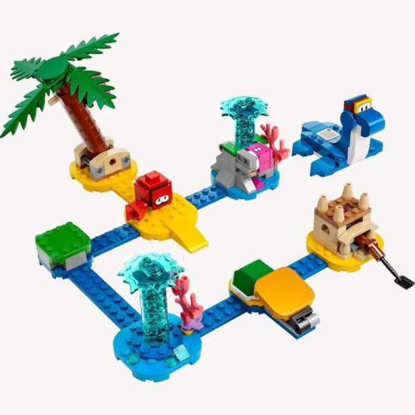 Encontraproduto.com.br - Blocos de Montar - Lego Super Mario -Pacote de Expansao - Praia da Dori LEGO DO BRASIL