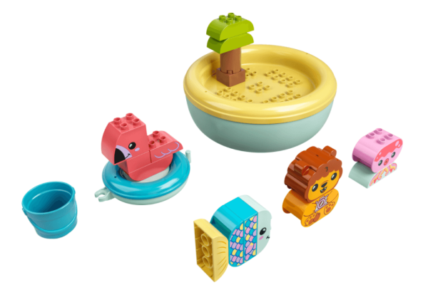 Encontraproduto.com.br - Hora Do Banho: Ilha De Animais Flutuantes - Lego 10966
