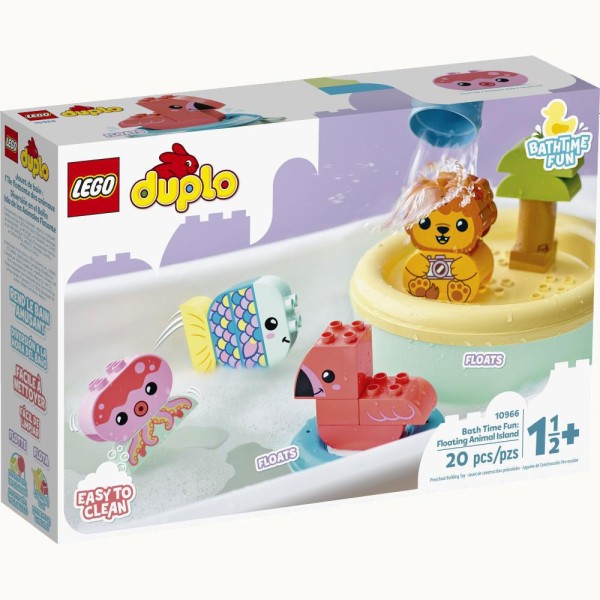 Encontraproduto.com.br - Hora Do Banho: Ilha De Animais Flutuantes - Lego 10966