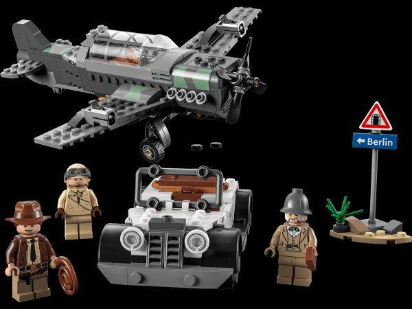 Encontraproduto.com.br - Blocos de Montar - Indiana Jones - Perseguicao de Aviao de Combate - 77012 LEGO DO BRASIL