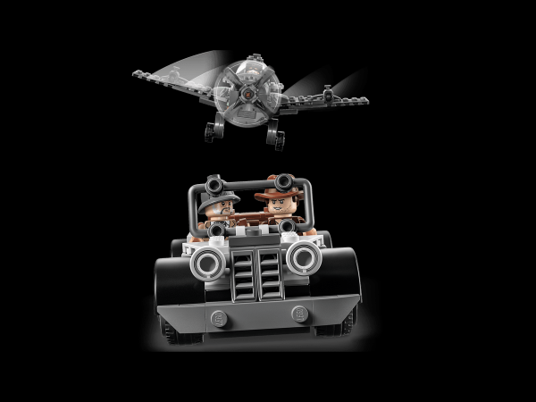 Encontraproduto.com.br - Blocos de Montar - Indiana Jones - Perseguicao de Aviao de Combate - 77012 LEGO DO BRASIL