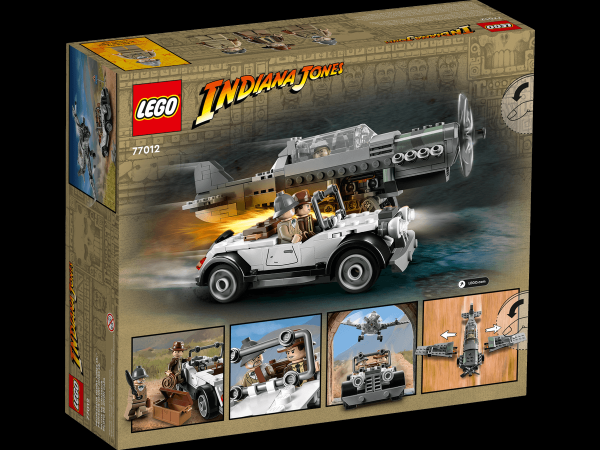 Encontraproduto.com.br - Blocos de Montar - Indiana Jones - Perseguicao de Aviao de Combate - 77012 LEGO DO BRASIL