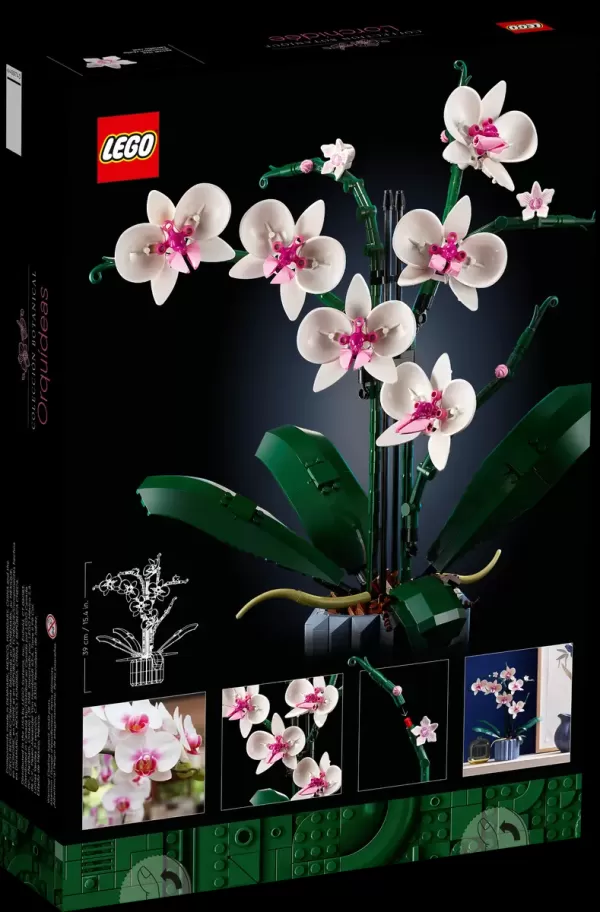 Encontraproduto.com.br - Blocos de Montar -  Botanical Collection Orchid - 10311 - M BRINQ