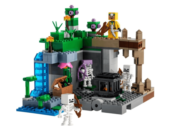 Encontraproduto.com.br - Lego Minecraft 364 Peças A Masmorra Dos Esqueletos - 21189