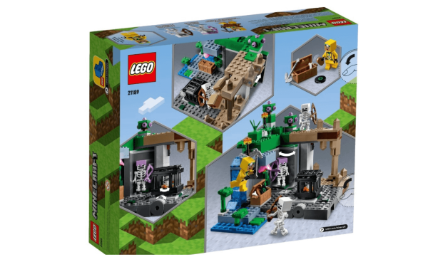 Encontraproduto.com.br - Lego Minecraft 364 Peças A Masmorra Dos Esqueletos - 21189