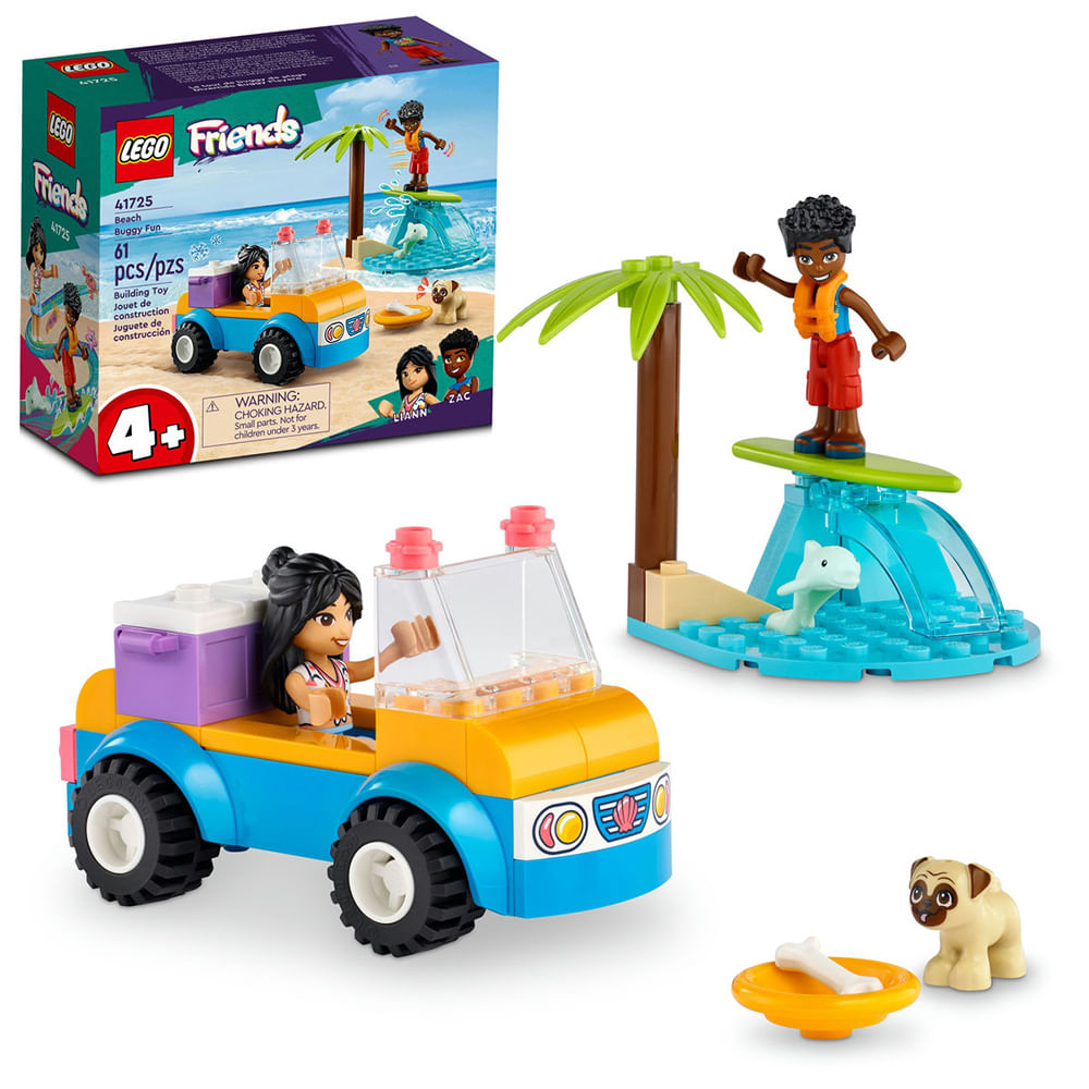 Encontraproduto.com.br - Lego Friends 61 peças - Diversão com Buggy de Praia