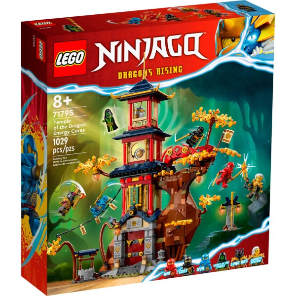Lego Ninjago Templo de Energia do Dragão 71795 com 1029pcs