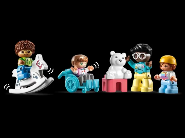 Encontraproduto.com.br - Blocos de Montar - Conjunto Construcao - Town Life Na Creche LEGO DO BRASIL