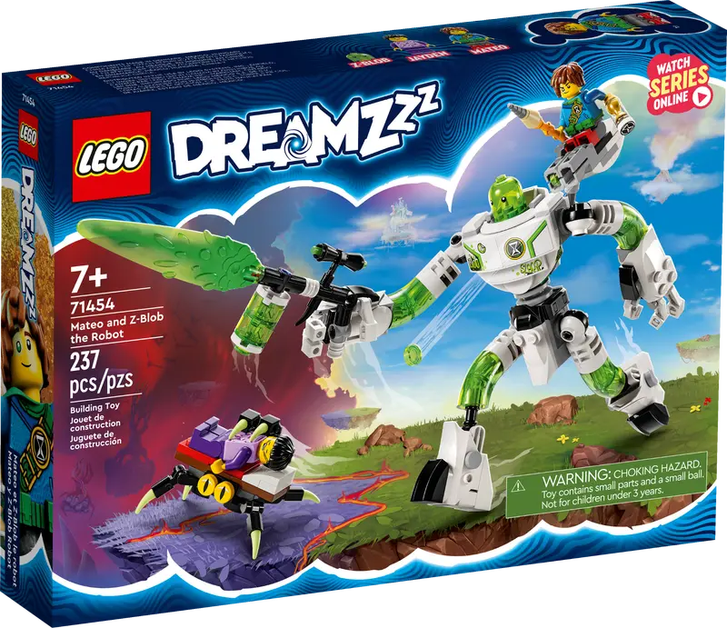 Encontraproduto.com.br - Blocos de Montar - Mateo e Z-Blob - O Robo - Dreamzzz LEGO DO BRASIL