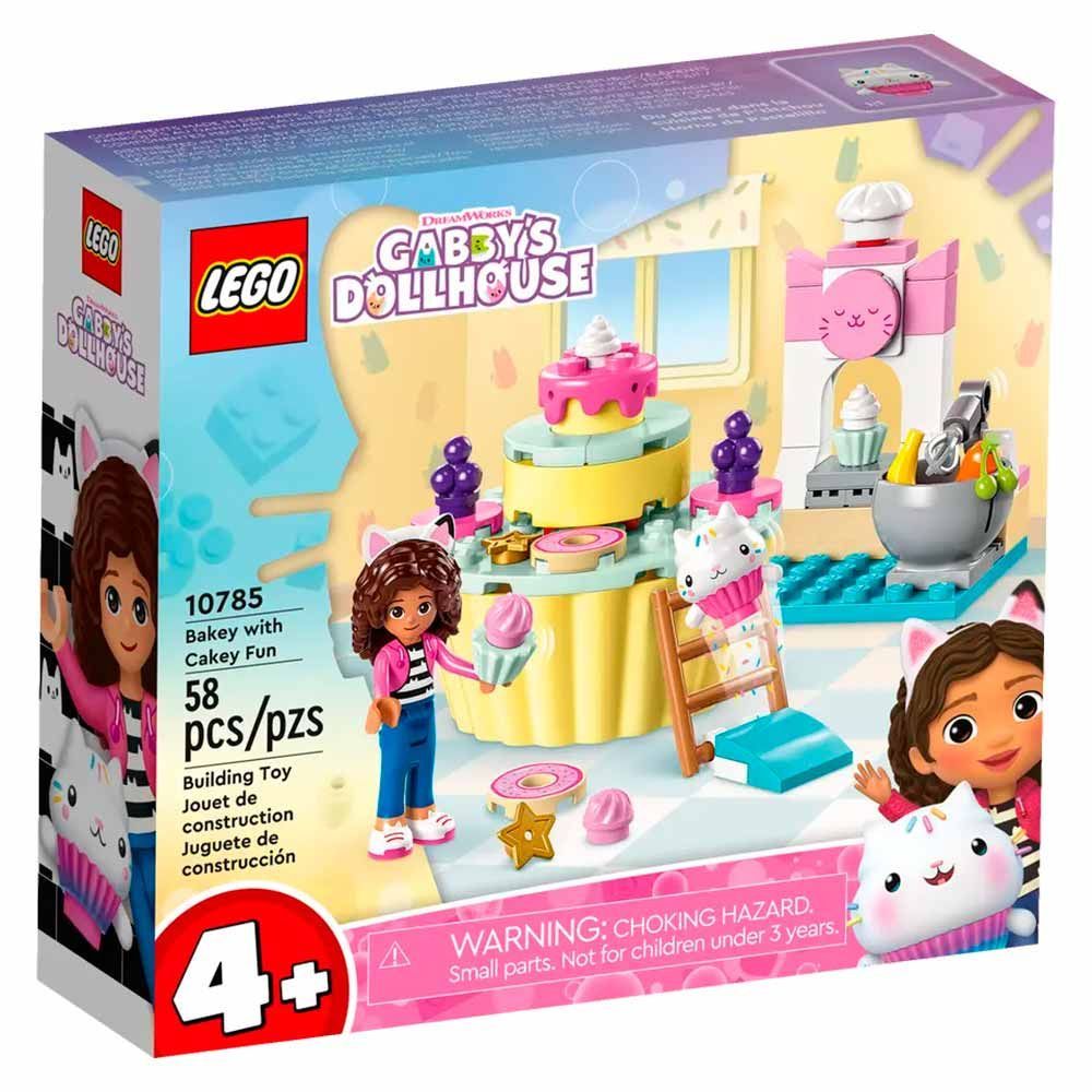 Encontraproduto.com.br - LEGO Set Gabbys Dollhouse 10785 Cozinha Divertida com o Bolinho 58 peças
