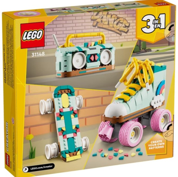 Encontraproduto.com.br - Patins Retro - Lego 31148
