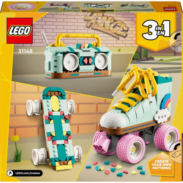 Encontraproduto.com.br - Patins Retro - Lego 31148