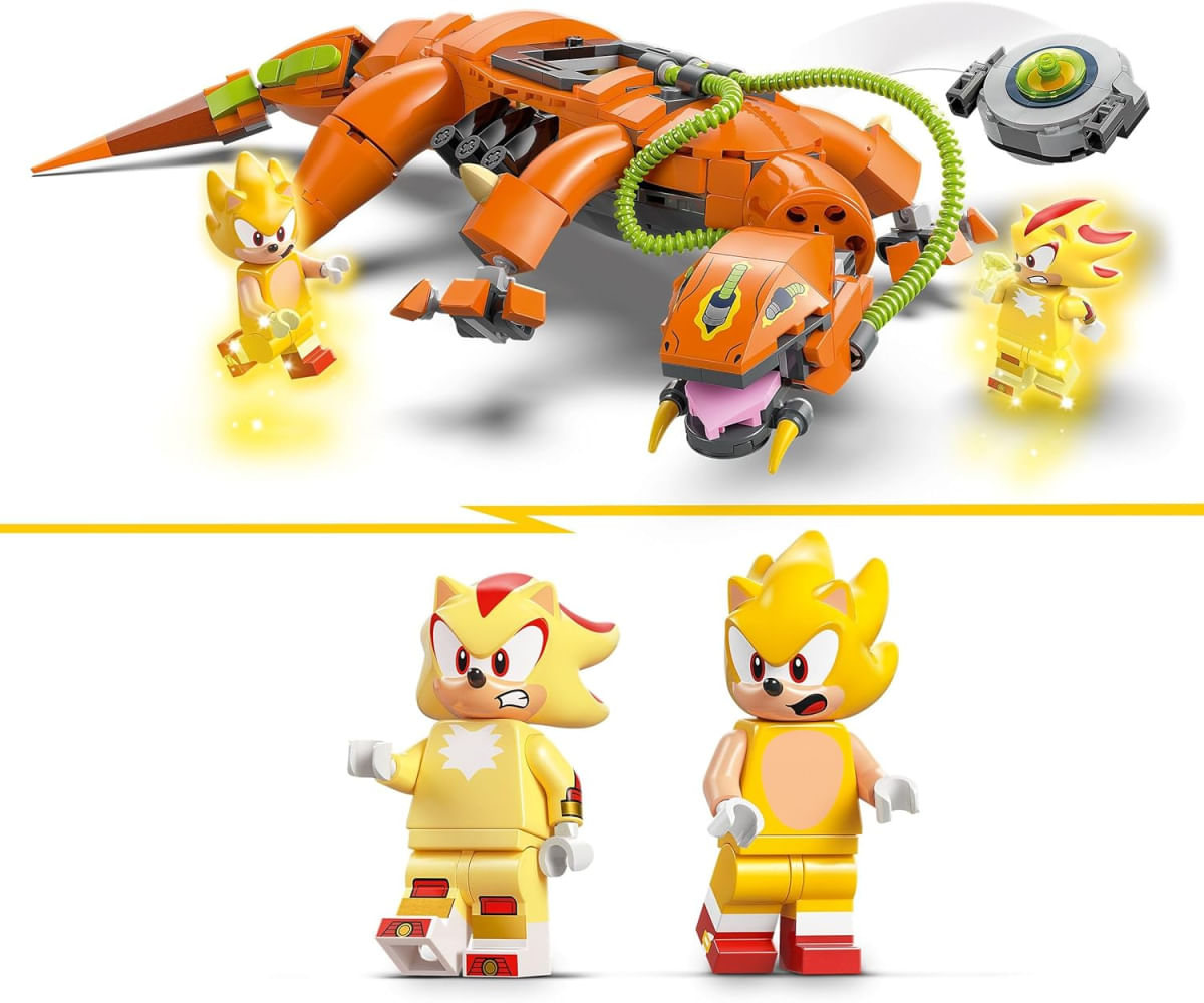 Encontraproduto.com.br - 77003 Lego Sonic - Super Shadow Contra Biolizard
