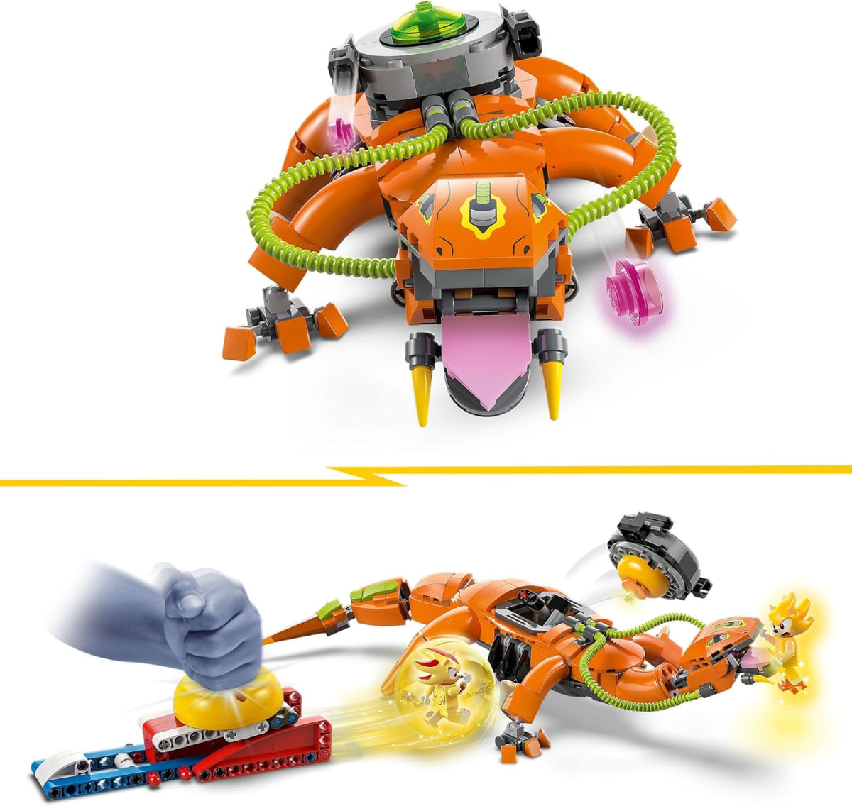 Encontraproduto.com.br - 77003 Lego Sonic - Super Shadow Contra Biolizard