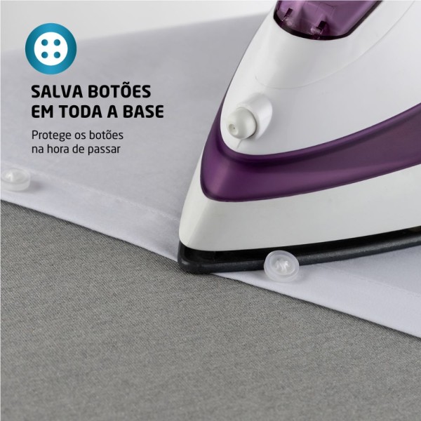 Encontraproduto.com.br - Ferro a Vapor Mondial Ceramic Express F-40 Vapor Vertical Branco/Lilás