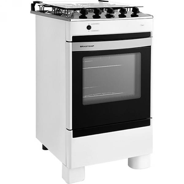 Encontraproduto.com.br - Fogão 4 Bocas Brastemp Automático BFO4NAB Branco