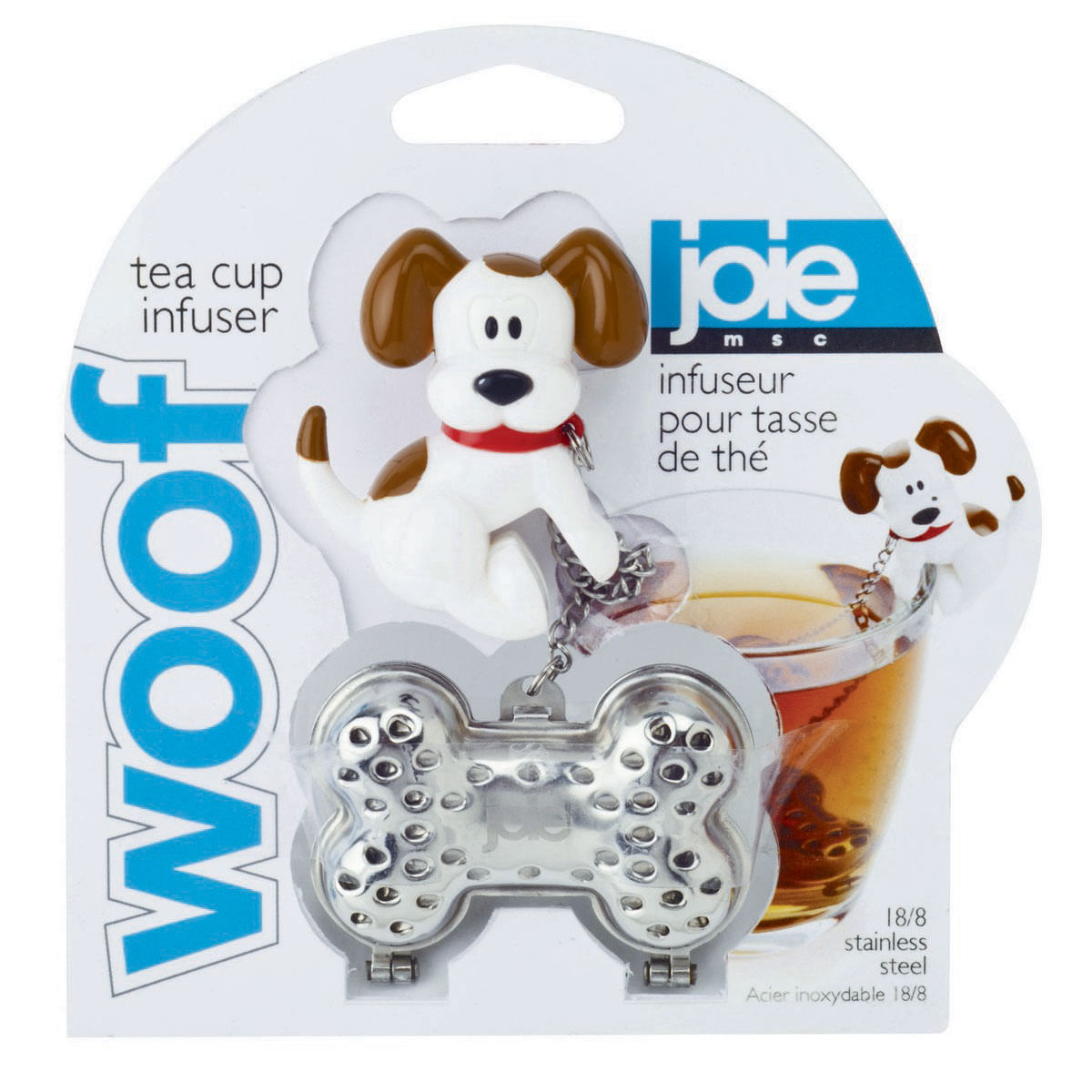 Encontraproduto.com.br - Infusor de Chá Cachorro Colorido Joie